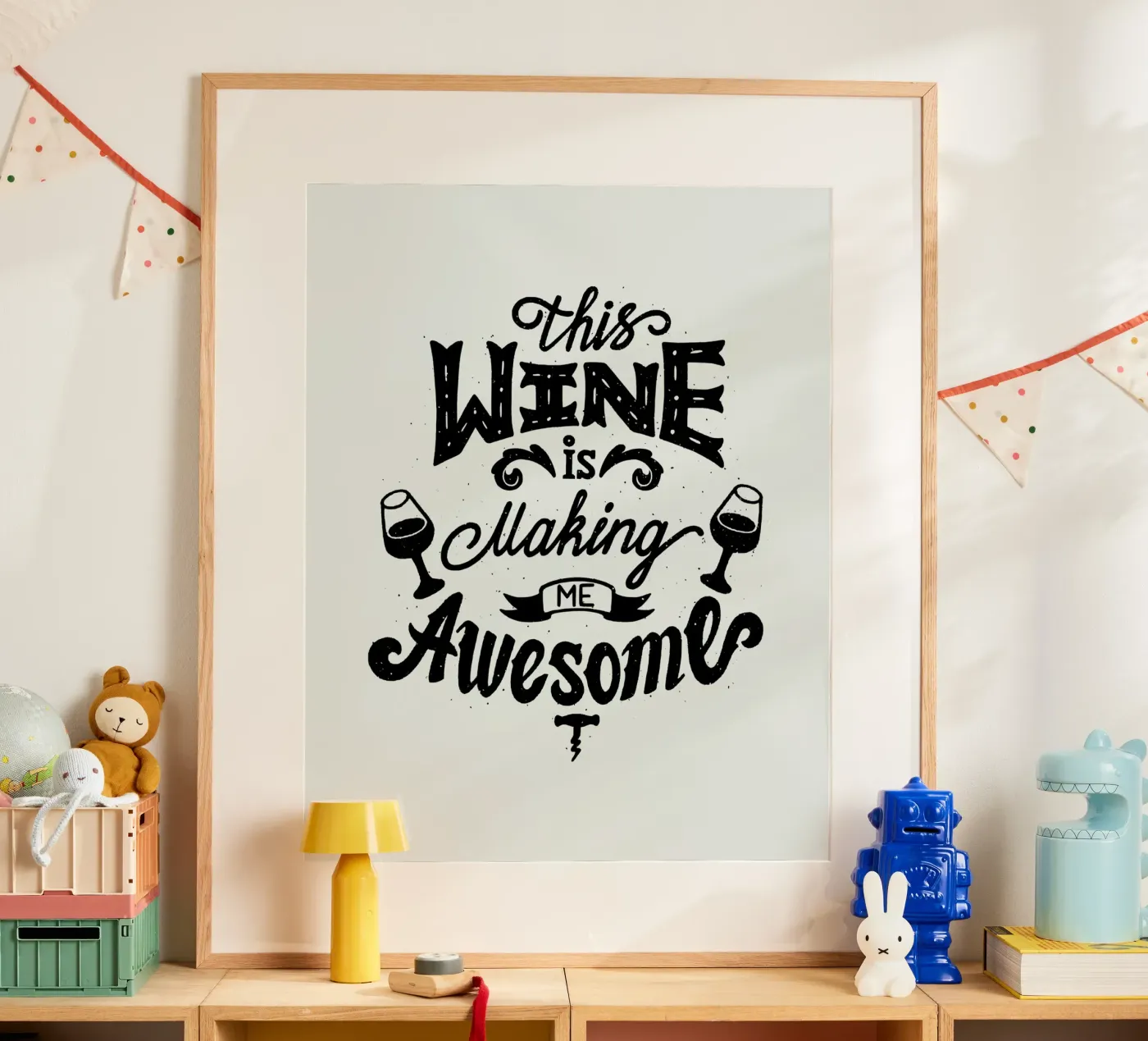 AWESOME Poster von THE WINE CLUB