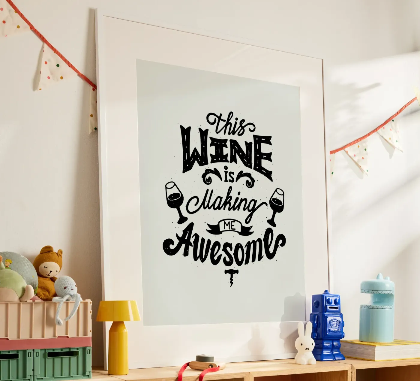 AWESOME Poster von THE WINE CLUB