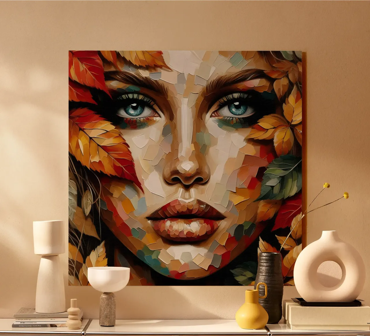 LEAF ME ALONE acryl van ARTOMATIC