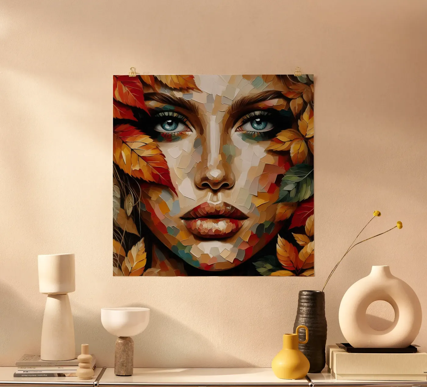 LEAF ME ALONE poster by ARTOMATIC