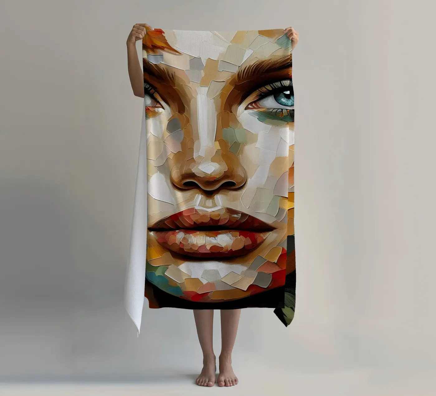 LAAT ME MET RUST strandhanddoek van ARTOMATIC