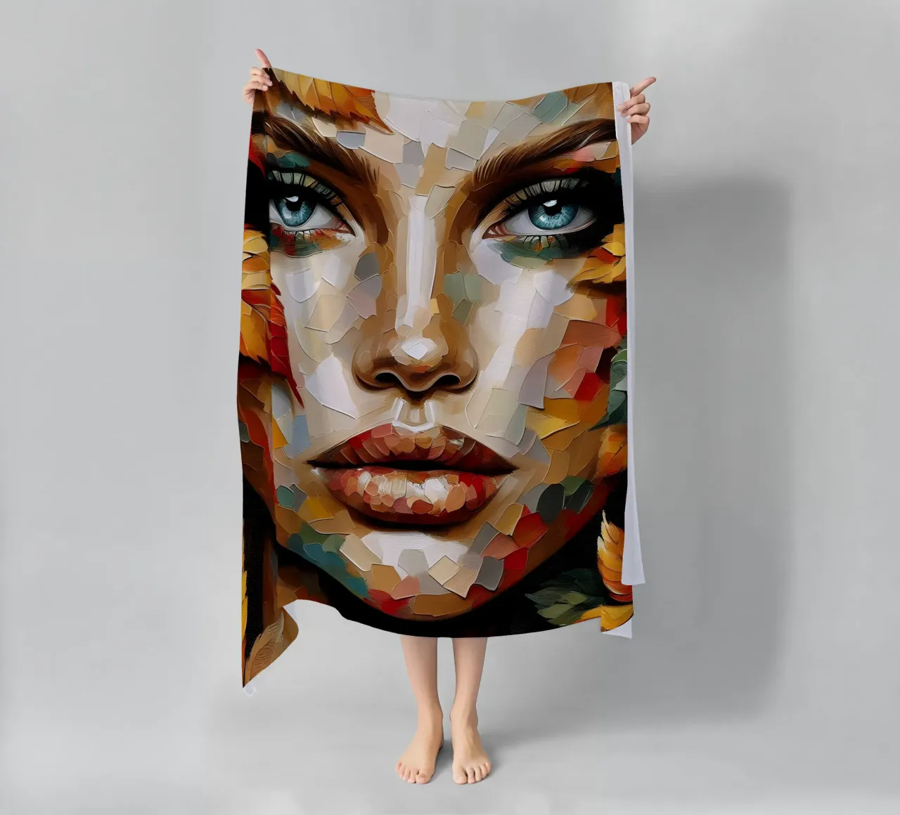 LEAF ME ALONE telo mare da ARTOMATIC