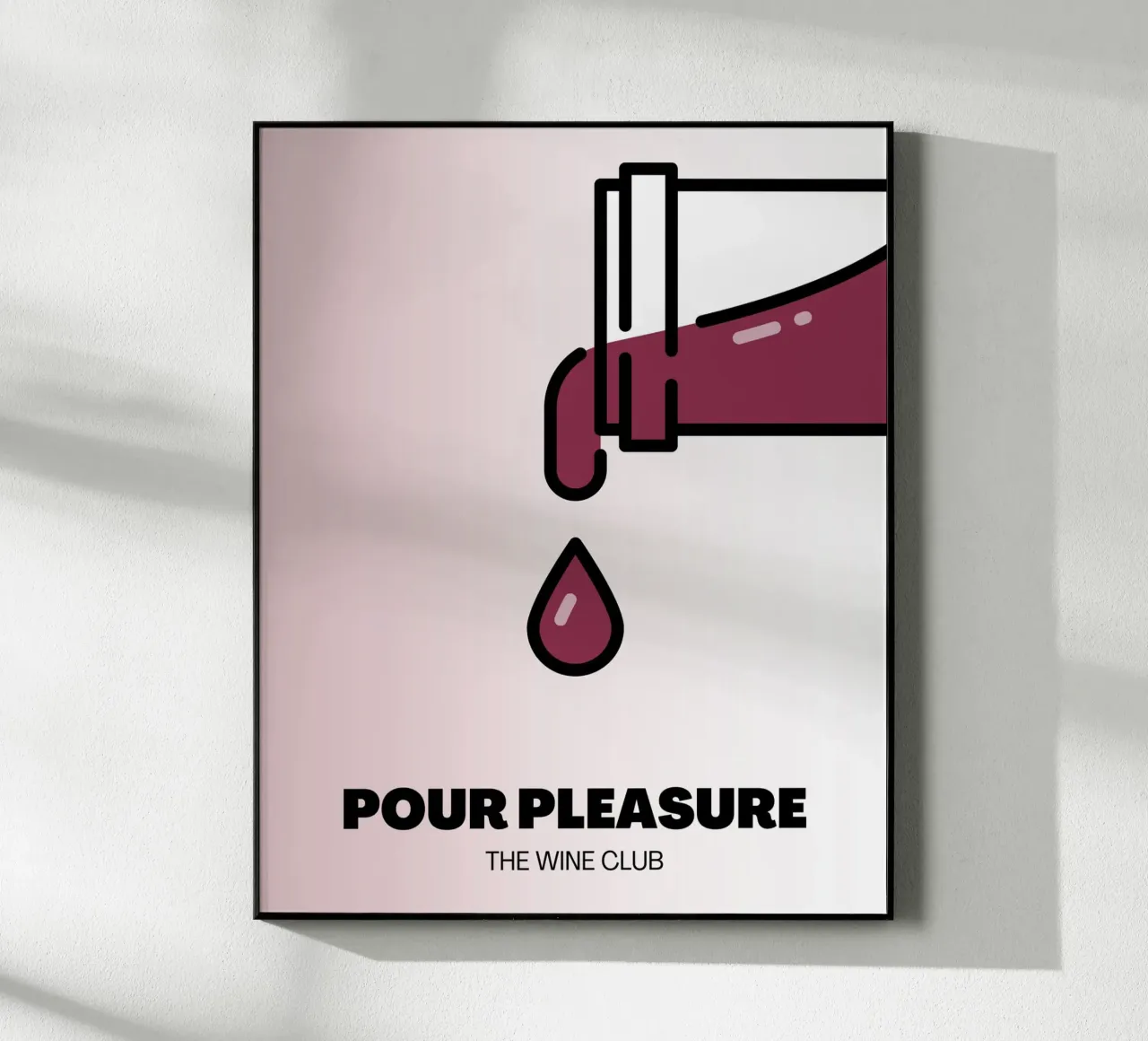 POUR PLEASURE plexiglass da THE WINE CLUB