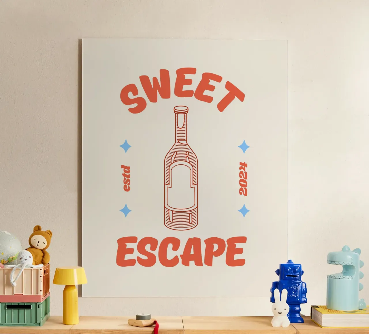 SWEET ESCAPE plexiglass da THE WINE CLUB