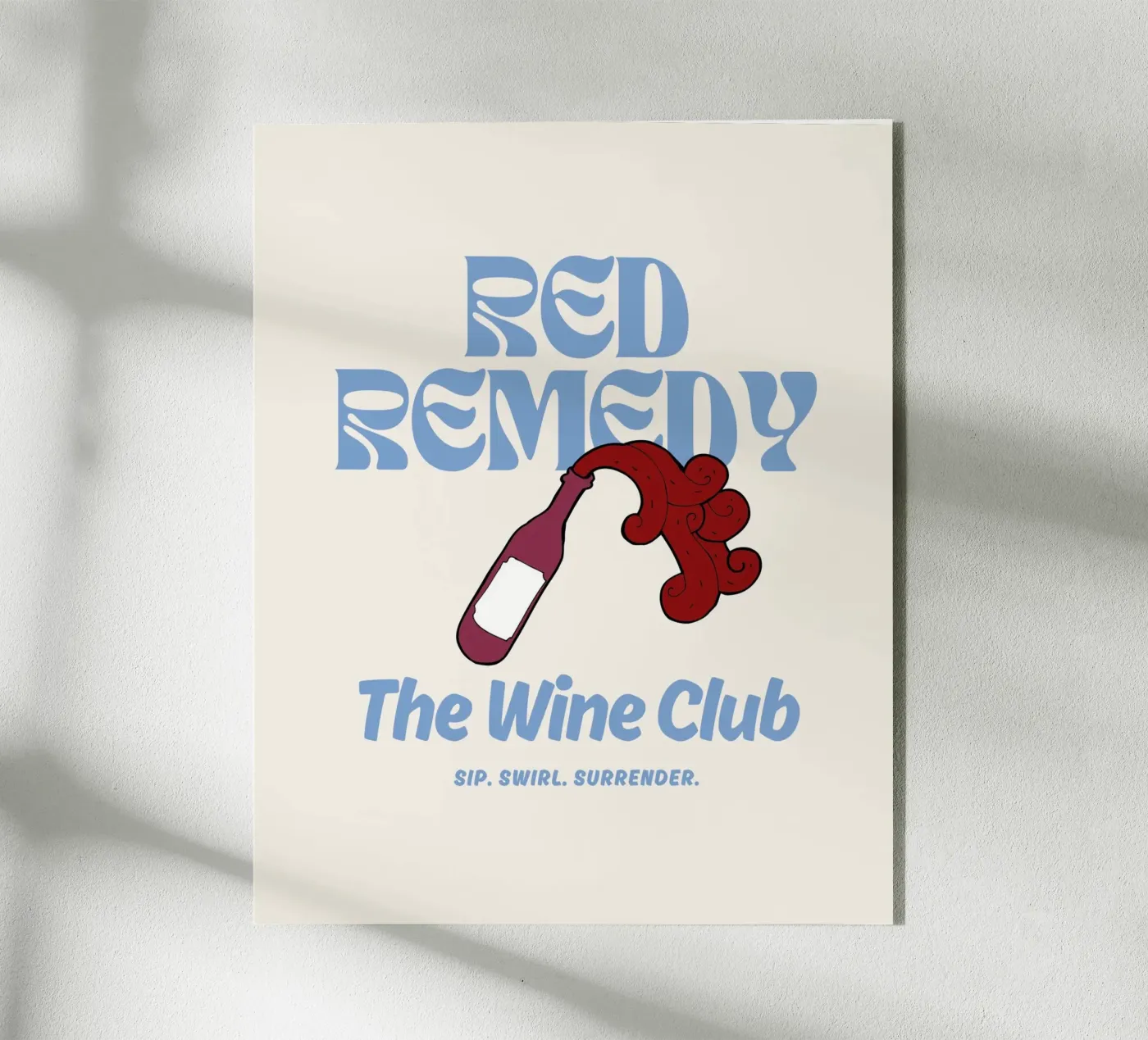 RED REMEDY plexiglass da THE WINE CLUB