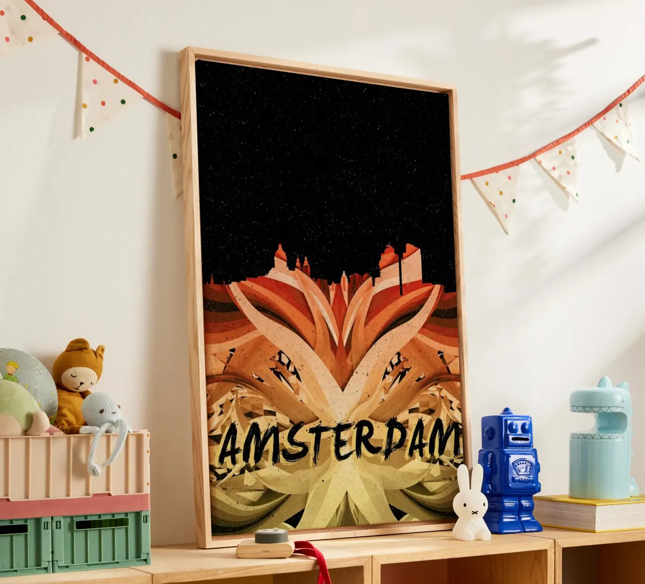 Amsterdam tela con Cornice a cassetta da Danny Ivan