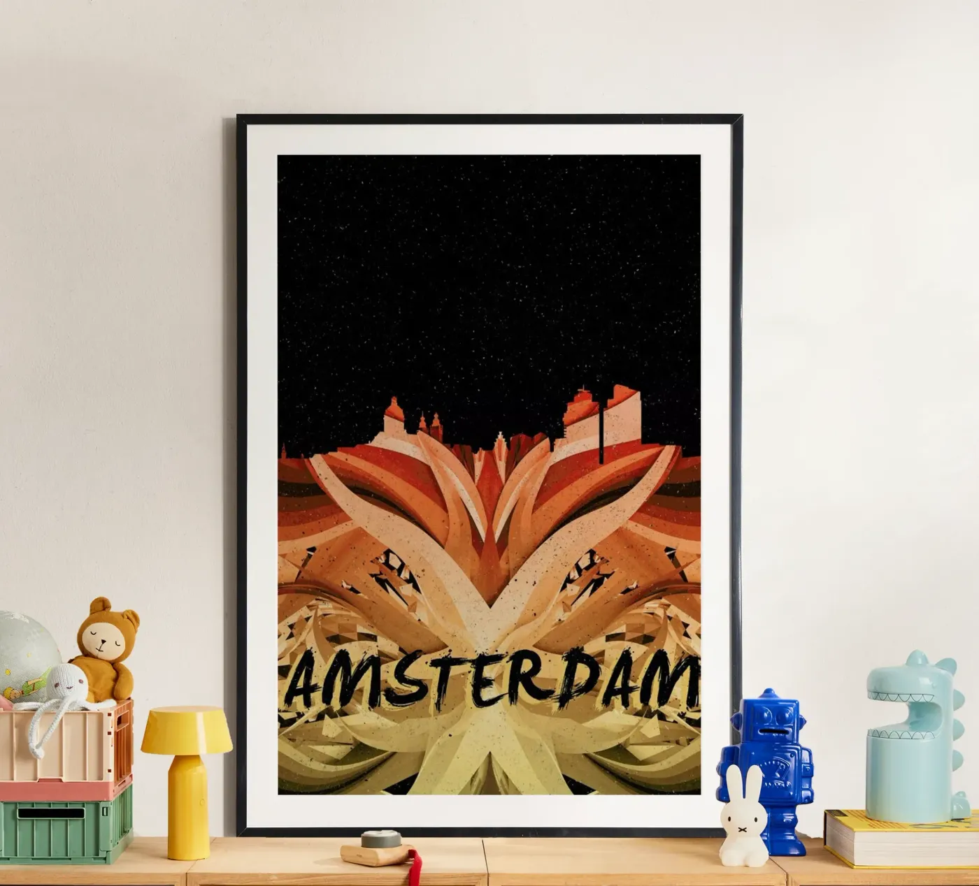Amsterdam poster by Danny Ivan