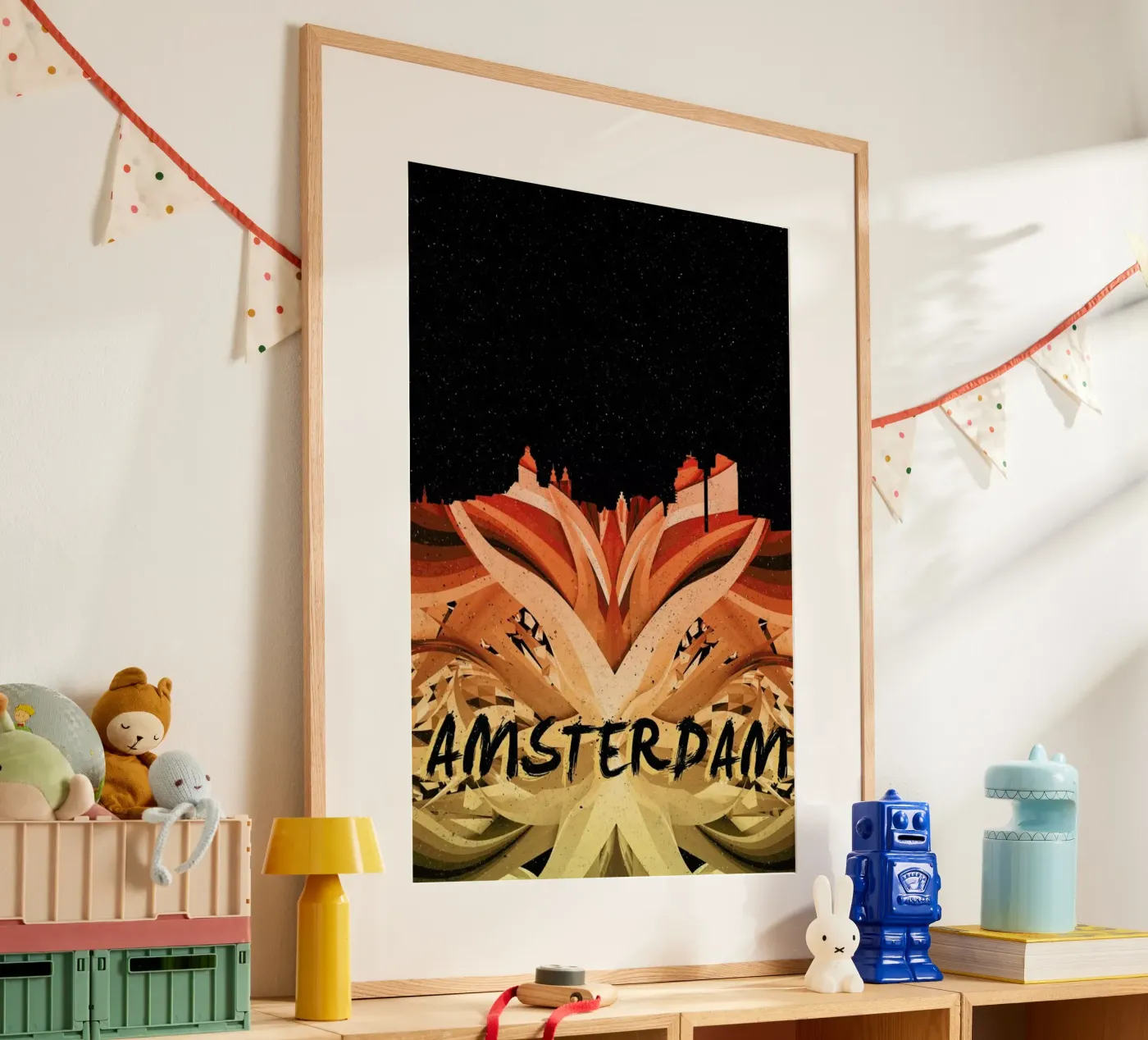 Amsterdam poster by Danny Ivan