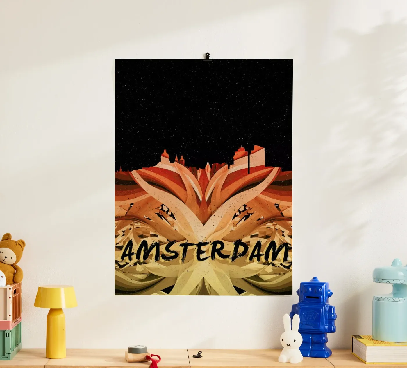 Amsterdam poster by Danny Ivan