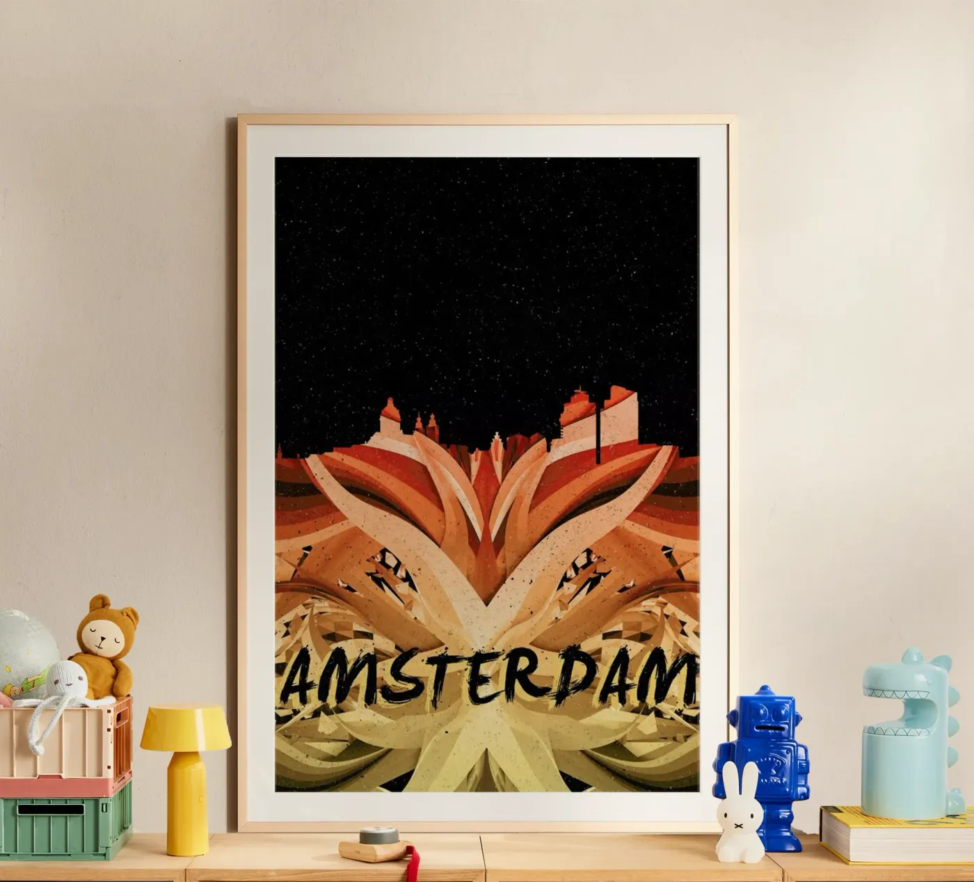 Amsterdam poster by Danny Ivan