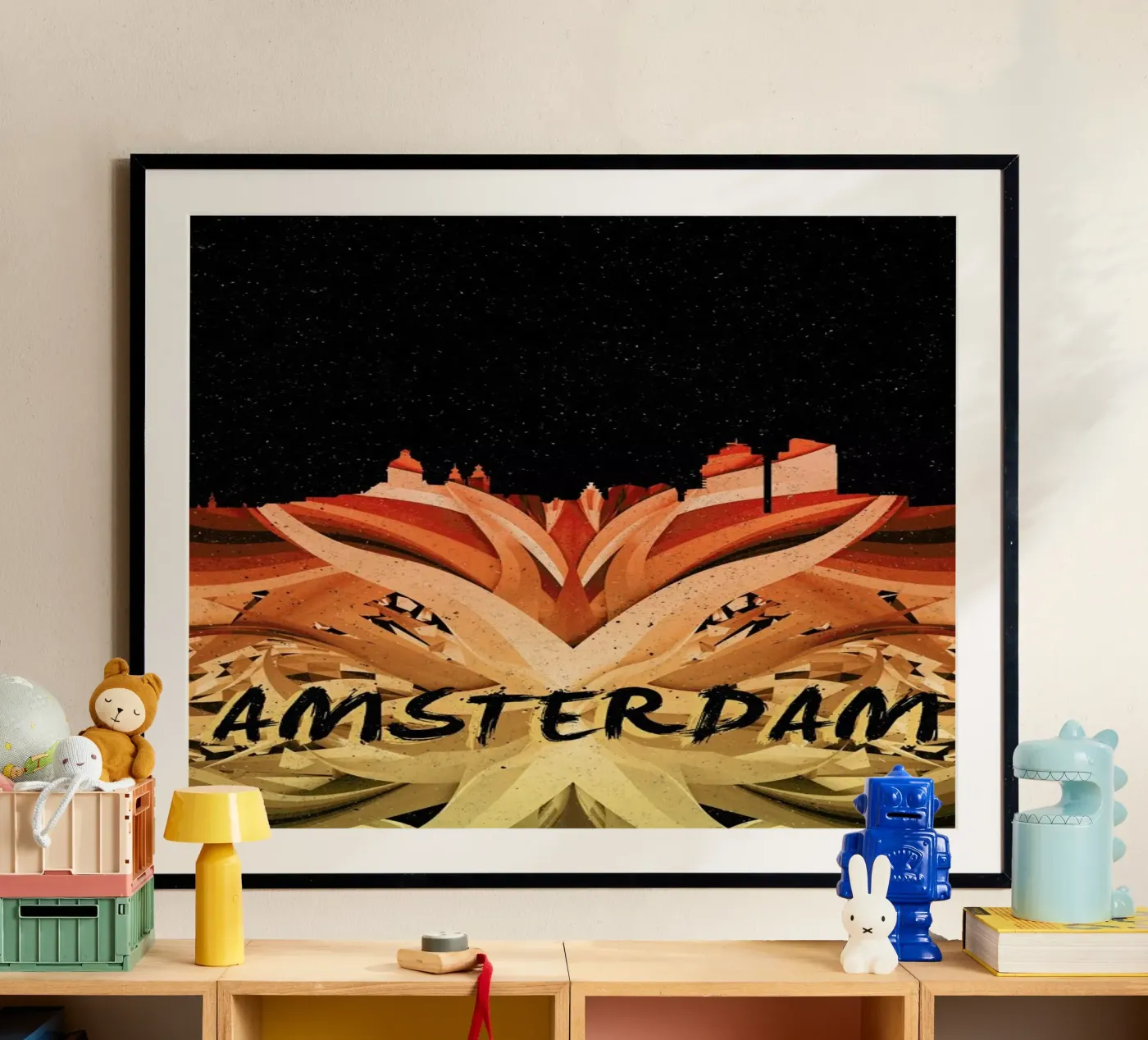 Amsterdam poster by Danny Ivan