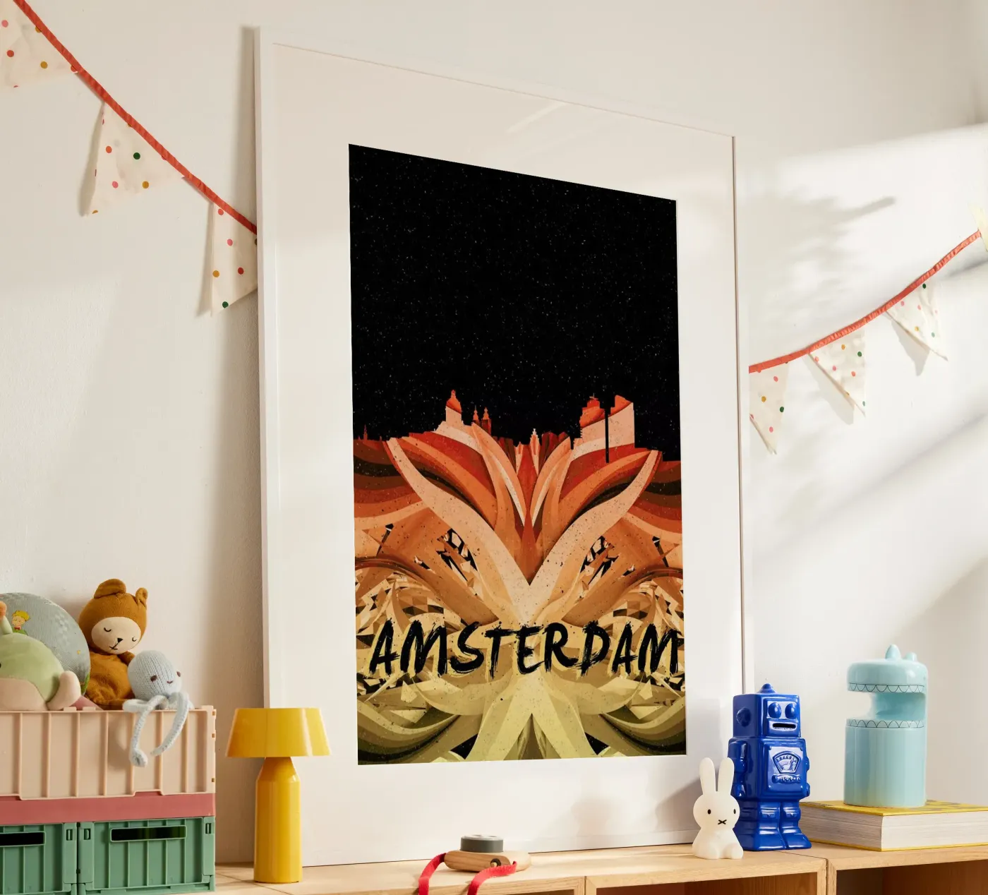 Amsterdam poster by Danny Ivan