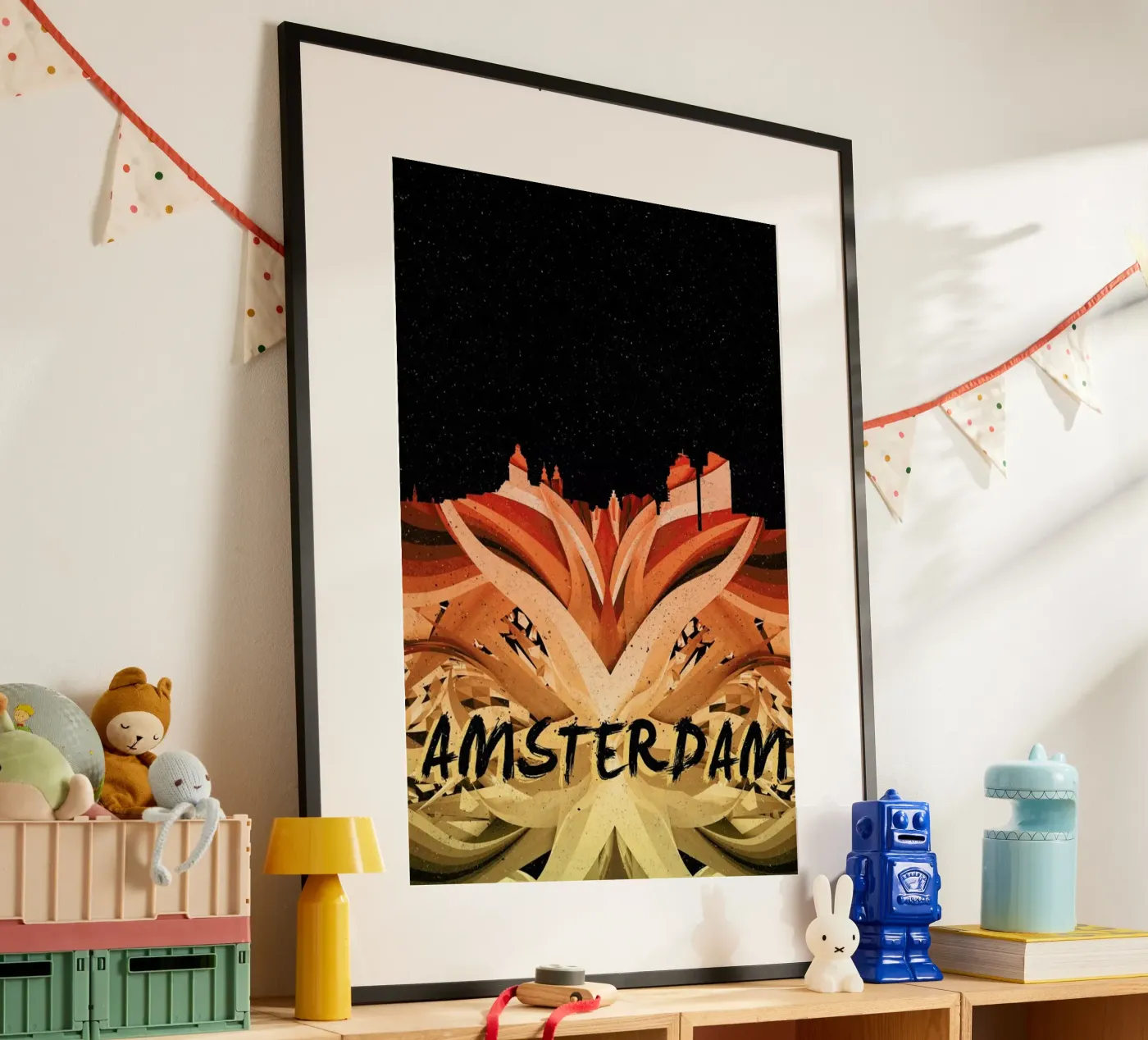 Amsterdam poster by Danny Ivan