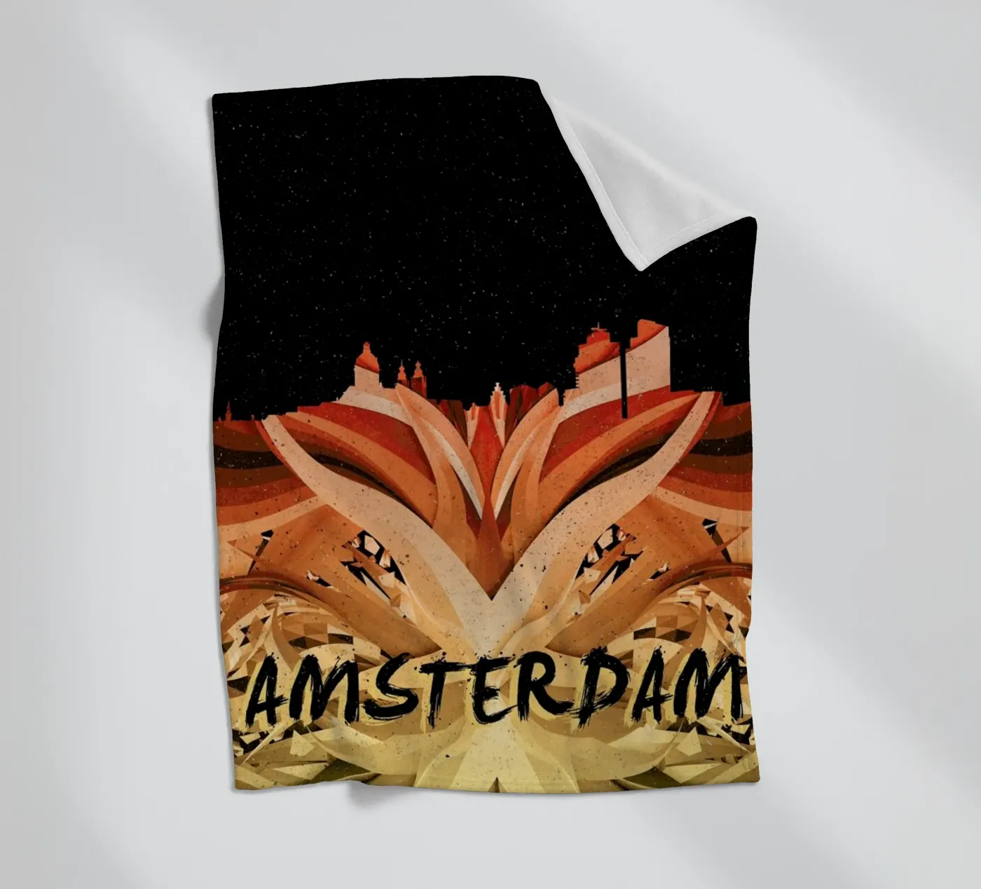 Amsterdam Fleecedecke von Danny Ivan