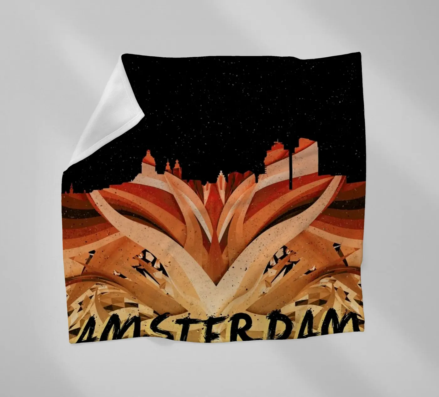 Amsterdam Fleecedecke von Danny Ivan
