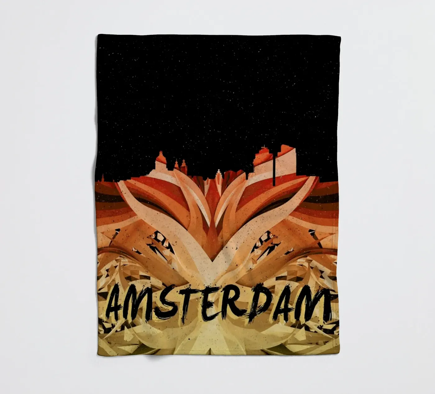 Amsterdam Fleecedecke von Danny Ivan