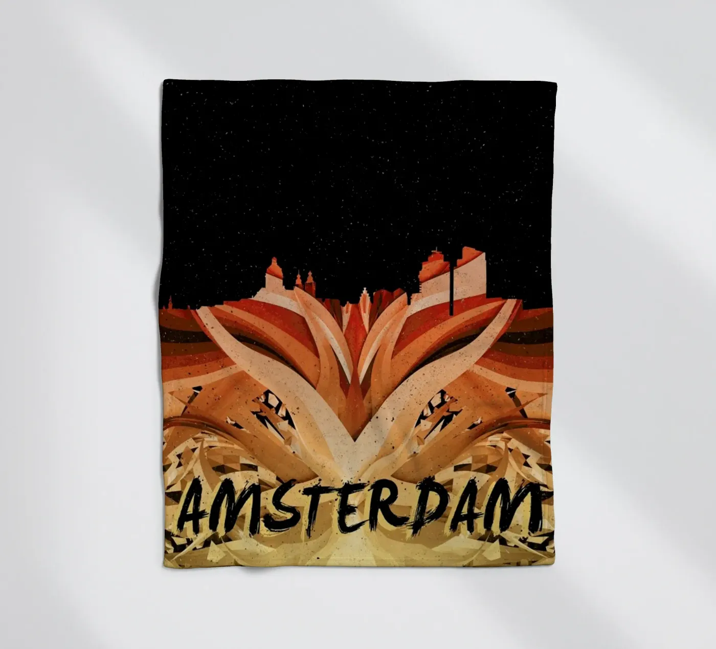 Amsterdam Fleecedecke von Danny Ivan