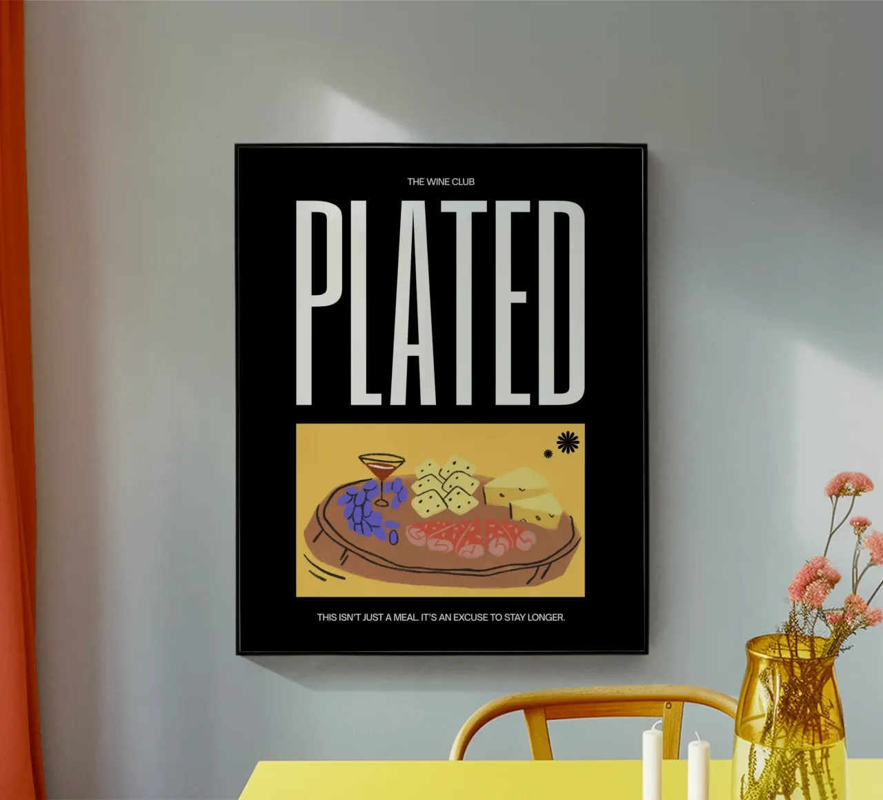 PLATED plexiglass da THE WINE CLUB