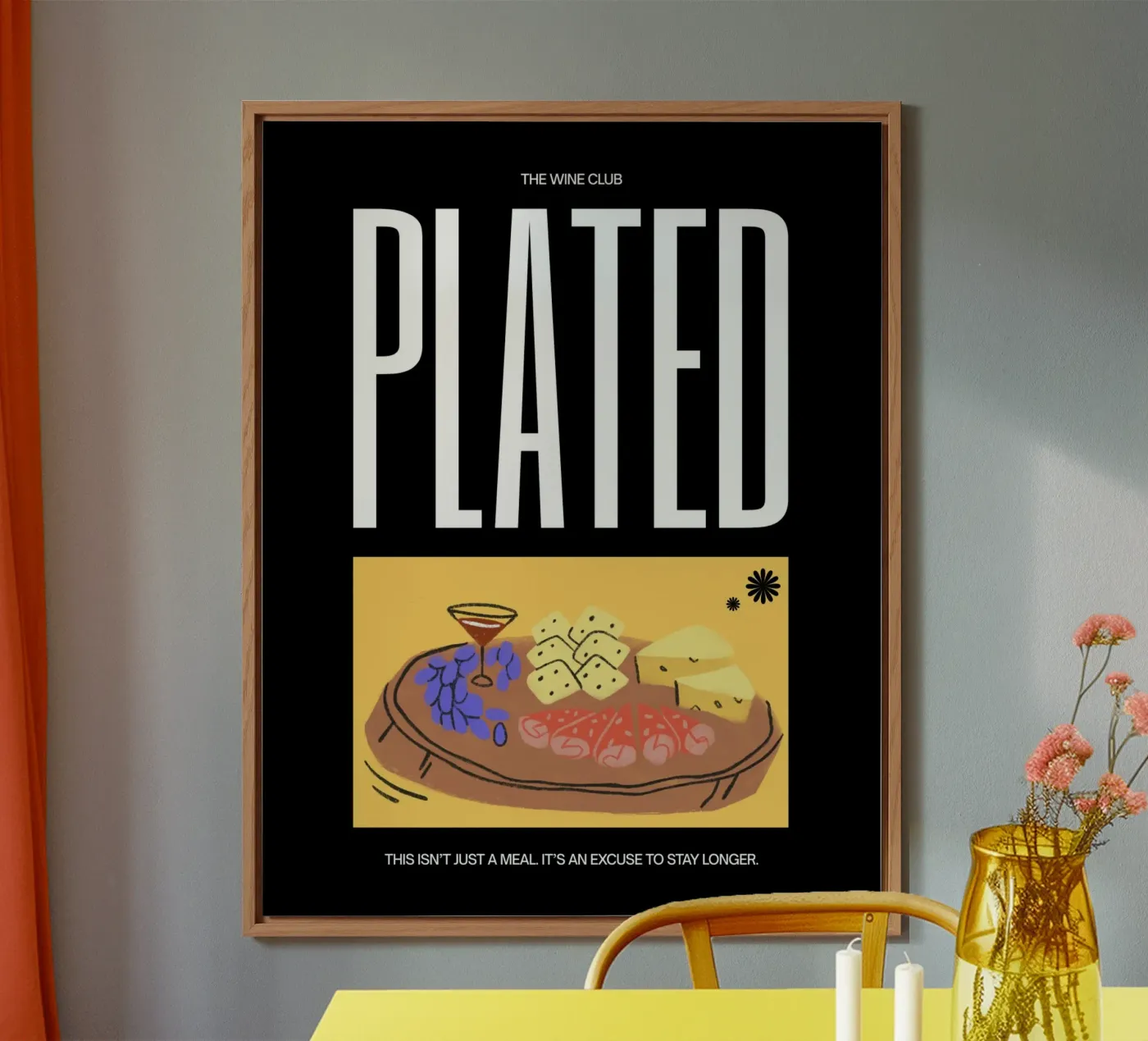 PLATED forex-plaat van THE WINE CLUB