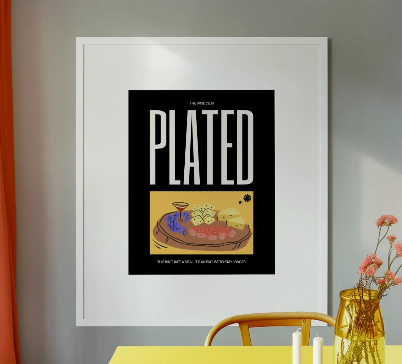 PLATED poster da THE WINE CLUB