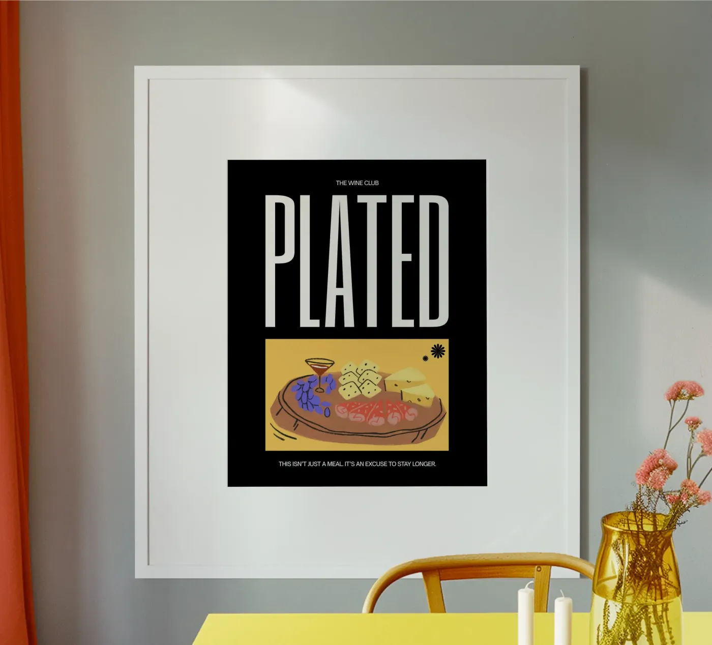PLATED Poster von THE WINE CLUB