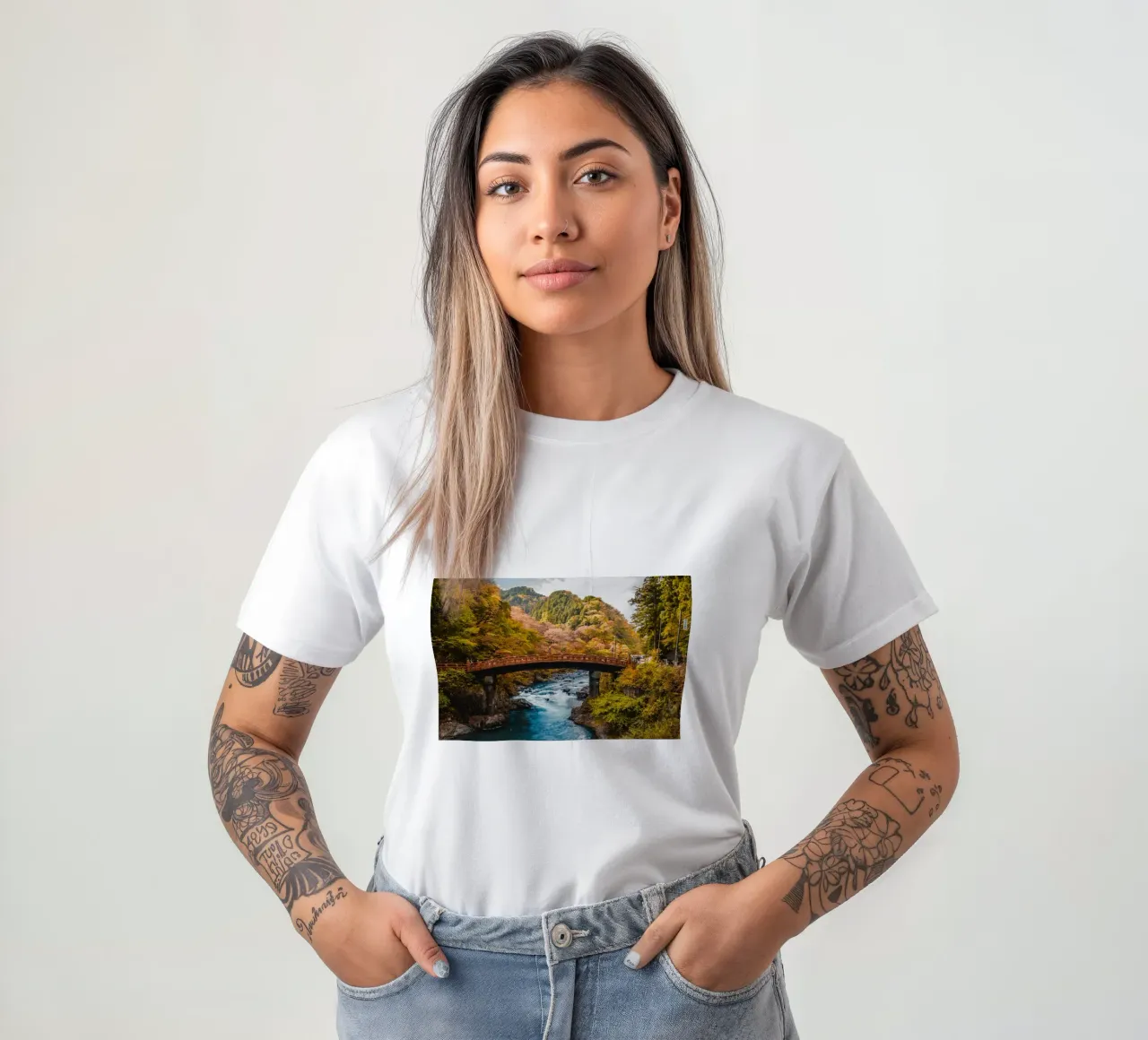 Autunno in Giappone t-shirt da Marcel Bisig