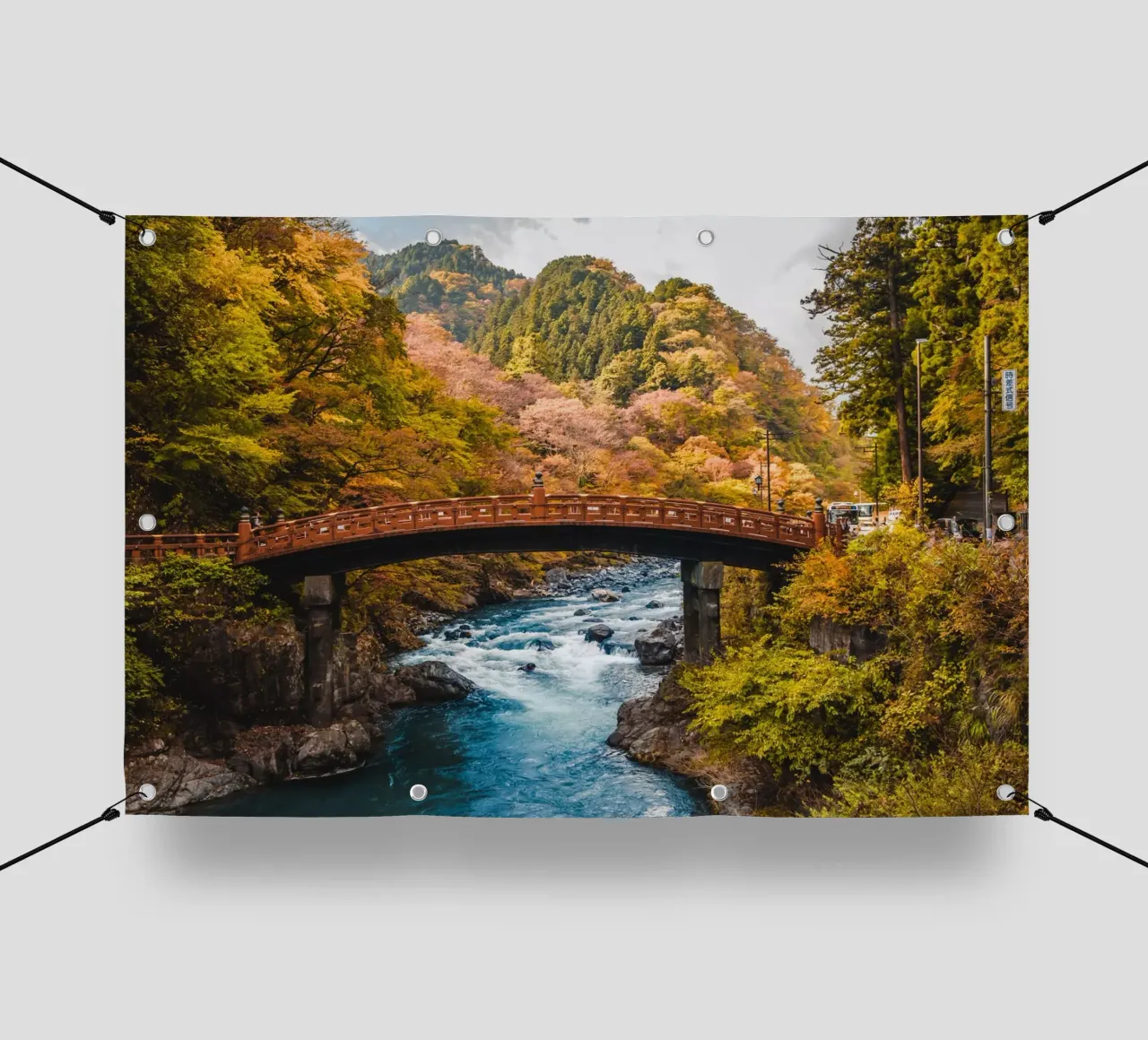 Autunno in Giappone telo in pvc da Marcel Bisig