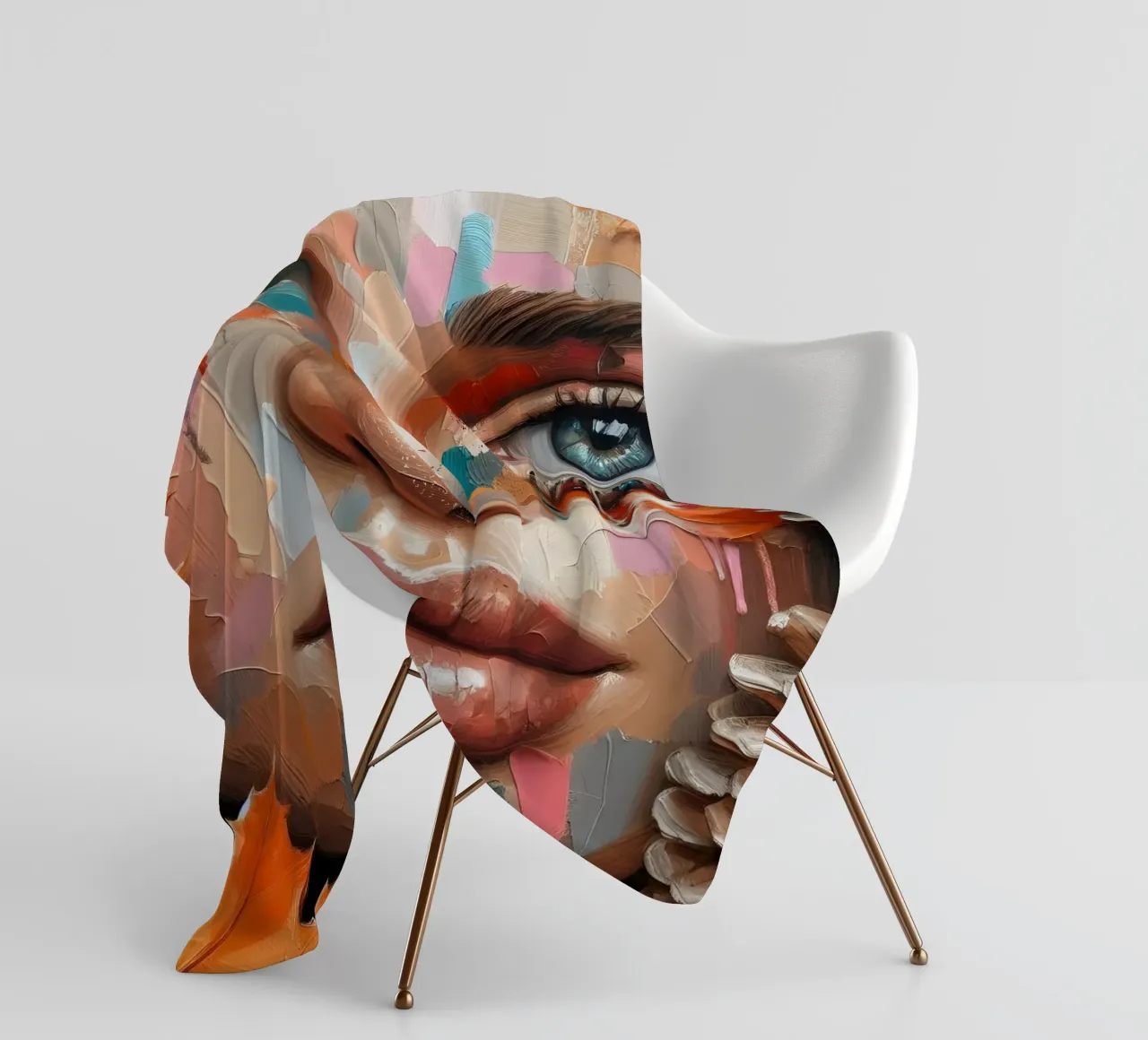 FARBTEPPICH Fleecedecke von ARTOMATIC