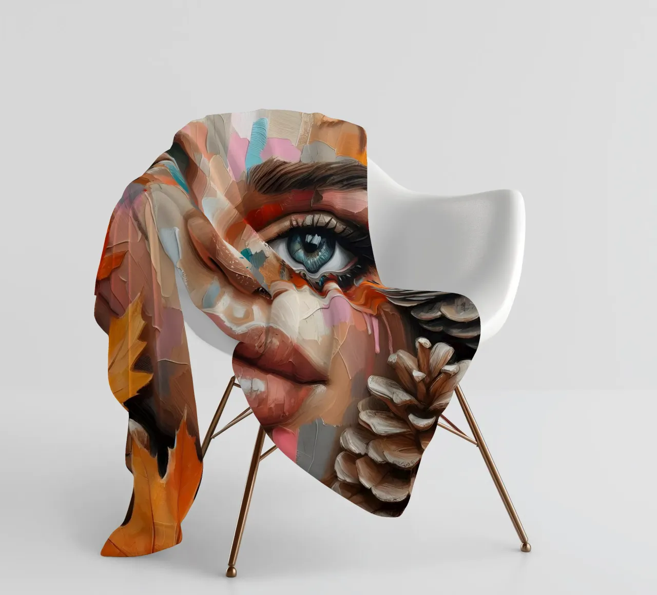 FARBTEPPICH Fleecedecke von ARTOMATIC