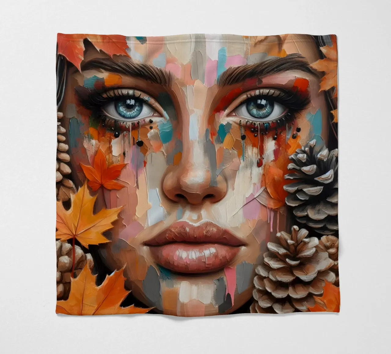 FARBTEPPICH Fleecedecke von ARTOMATIC