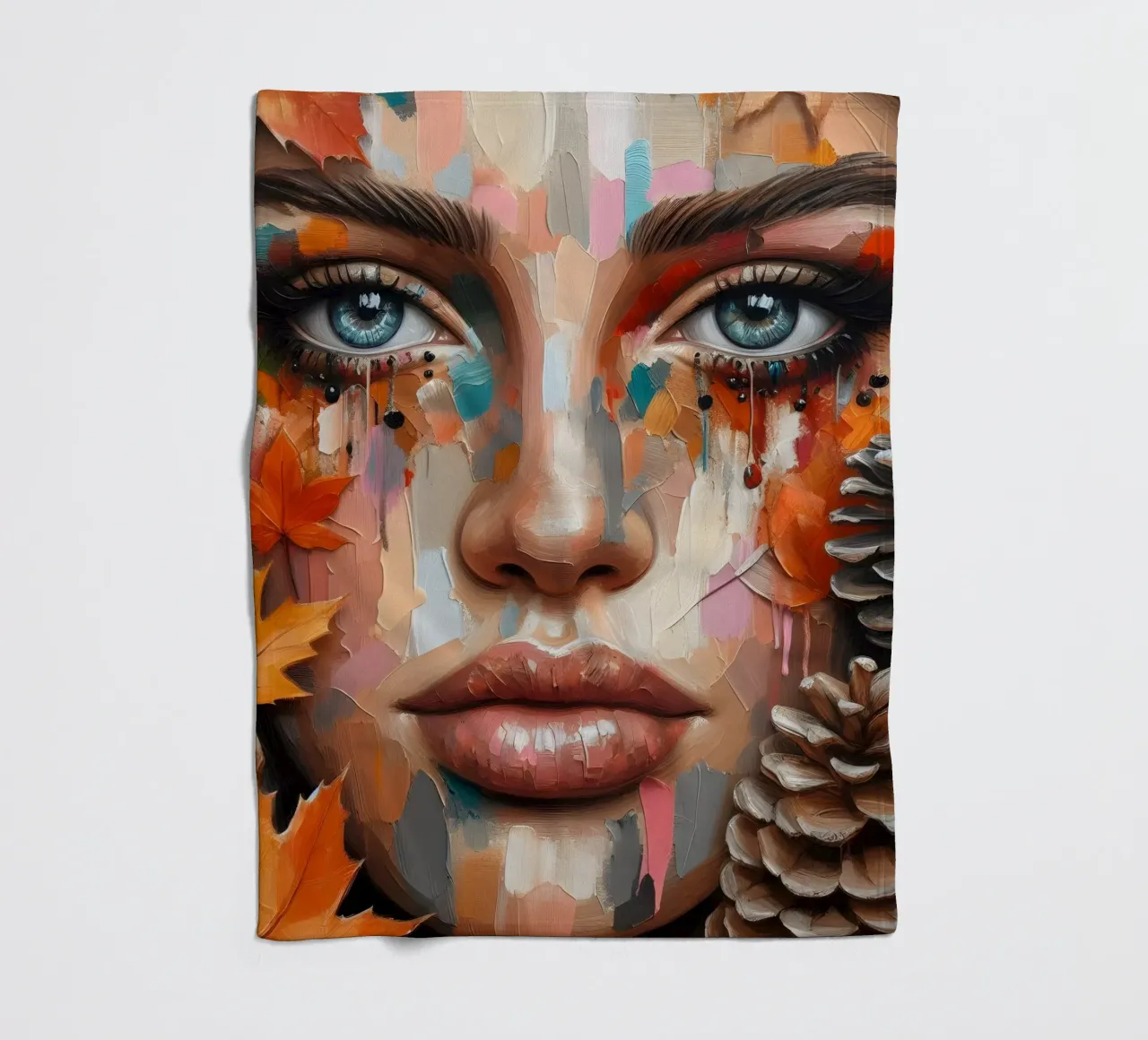 FARBTEPPICH Fleecedecke von ARTOMATIC