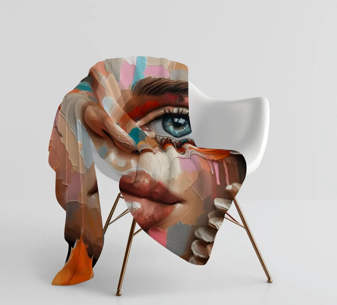 FARBTEPPICH Fleecedecke von ARTOMATIC