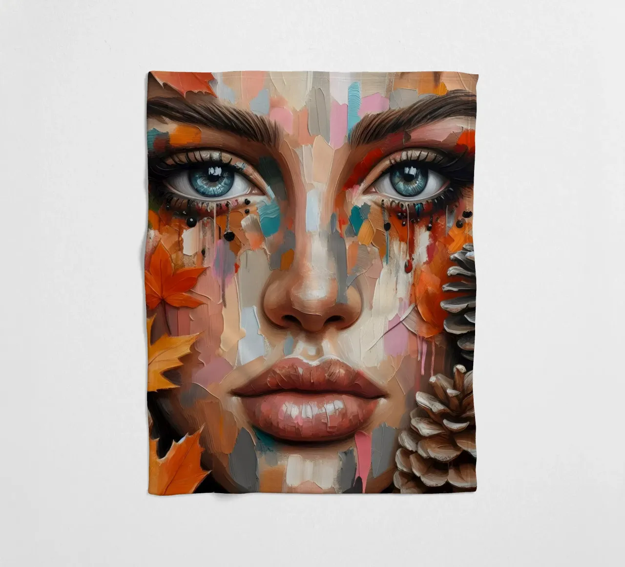 FARBTEPPICH Fleecedecke von ARTOMATIC