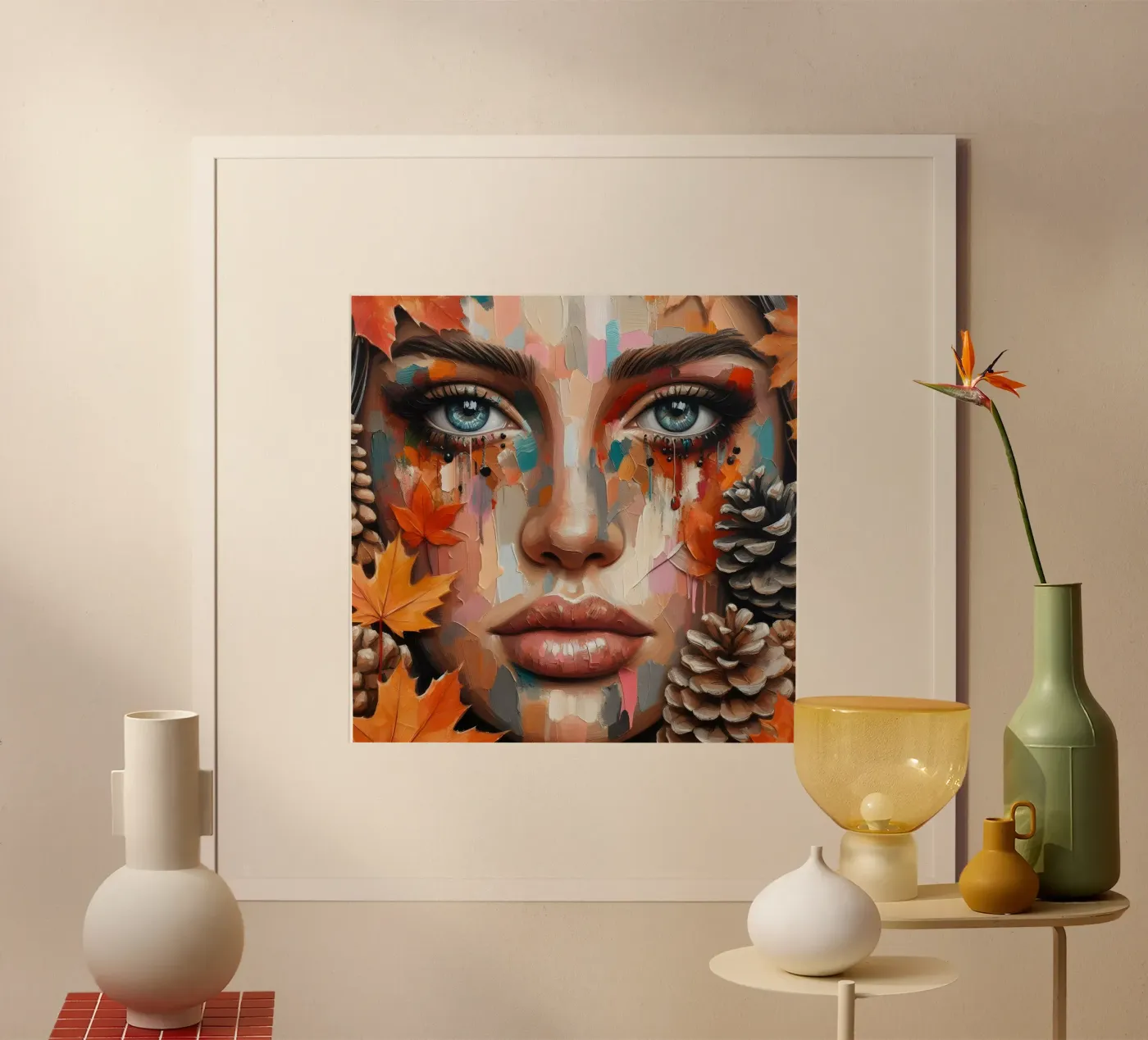 TAPESTRY OF COLOURS Poster von ARTOMATIC