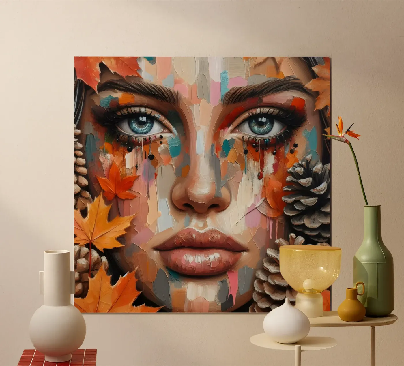 TAPESTRY OF COLOURS Poster von ARTOMATIC