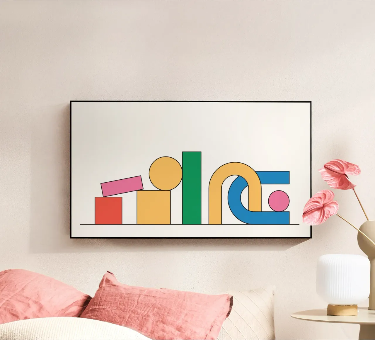 Geometric Stack Abstract plexiglass da Studio Fun Boy