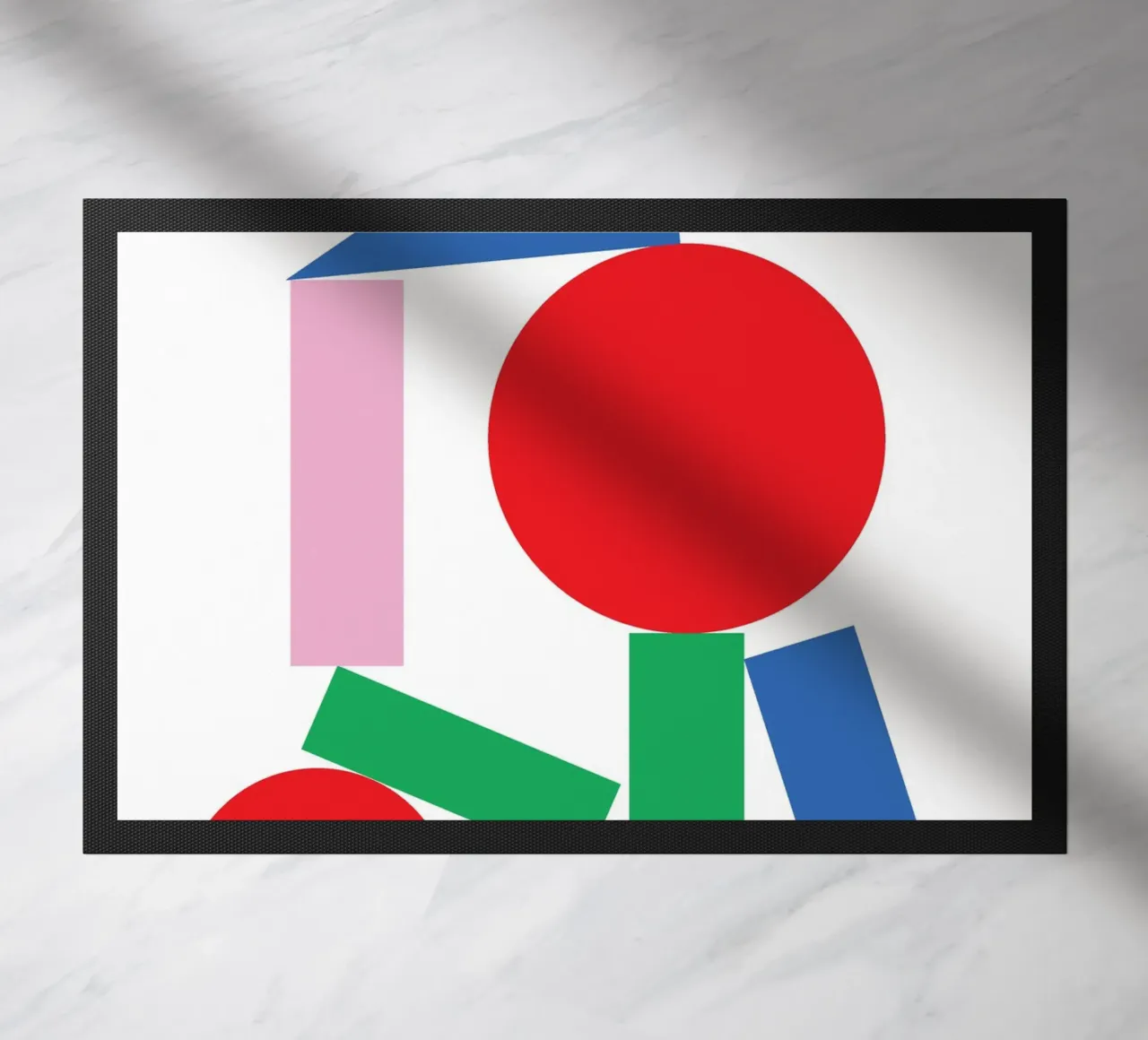 Geometric Stack Stable Fußmatte von Studio Fun Boy