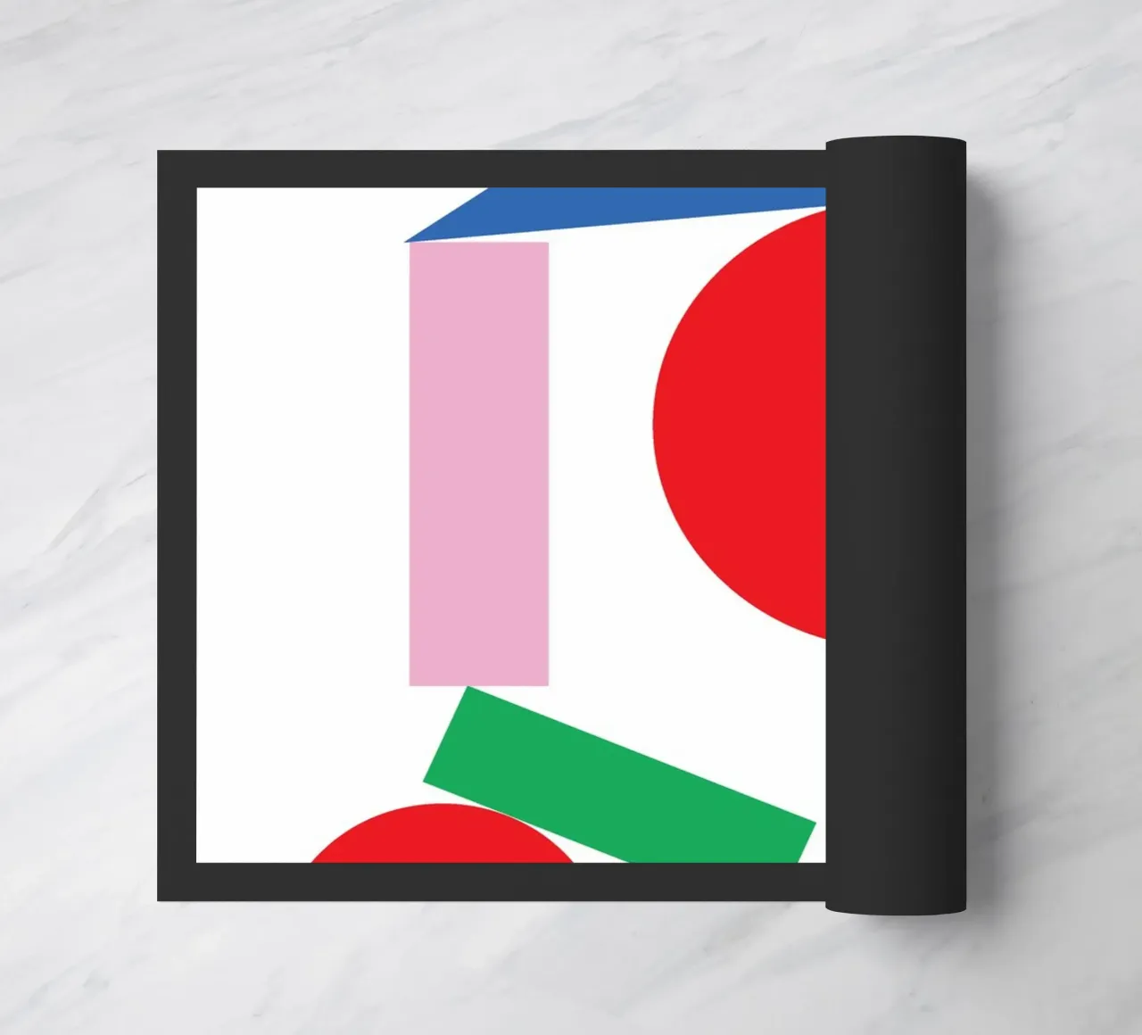 Geometric Stack Stable Fußmatte von Studio Fun Boy