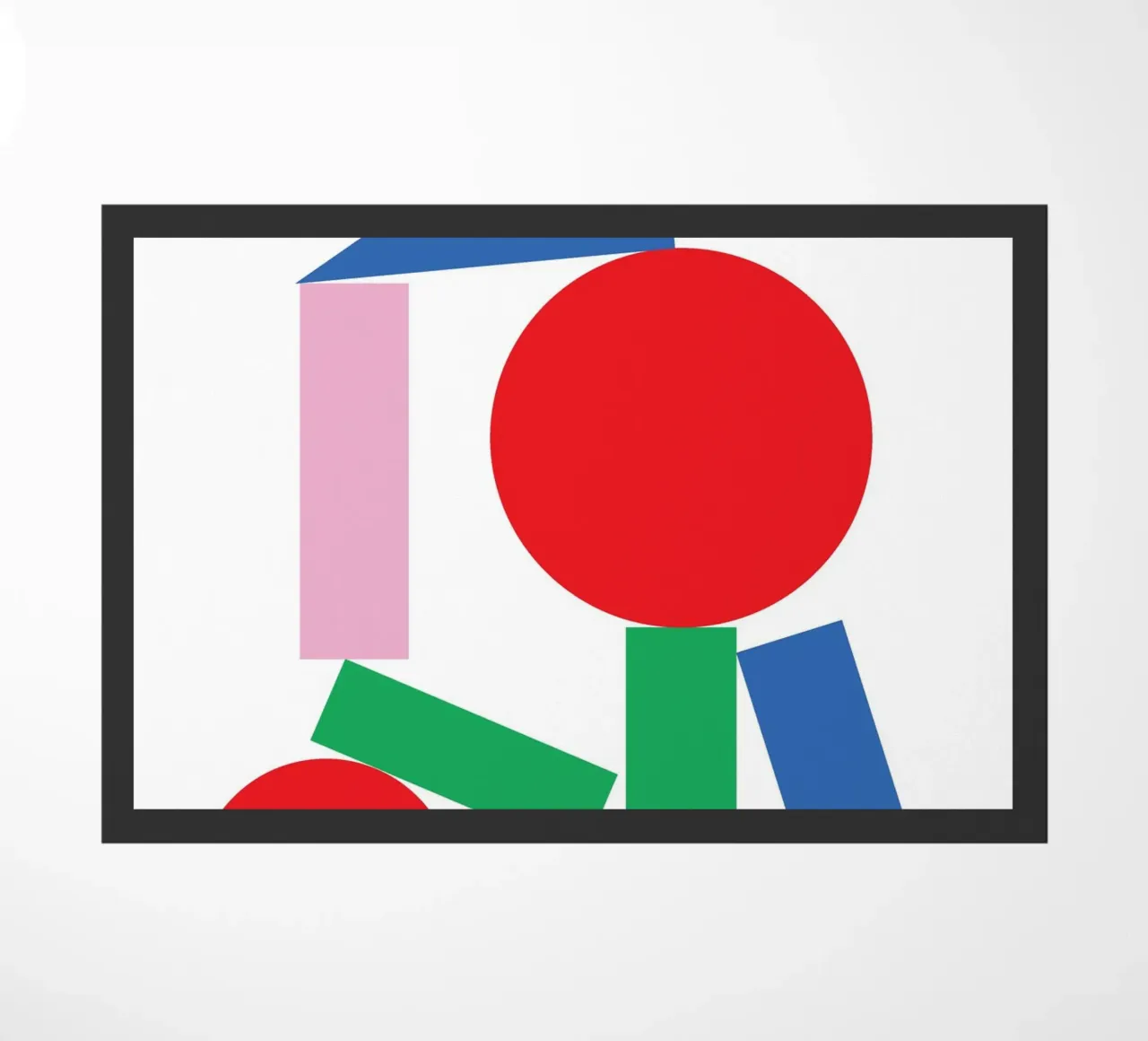 Geometric Stack Stable Fußmatte von Studio Fun Boy