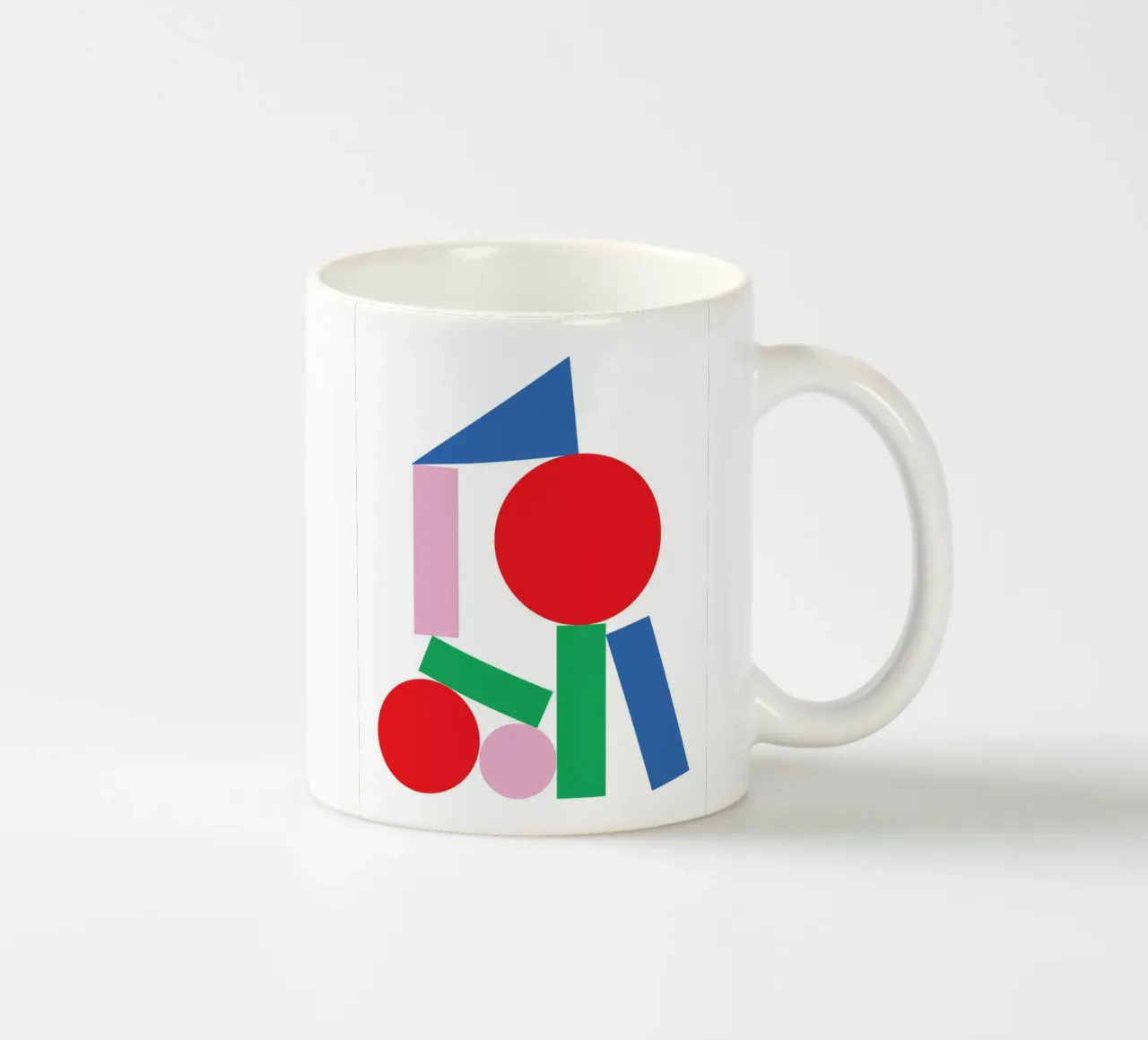 Geometric Stack Stable ceramic mug by Studio Fun Boy