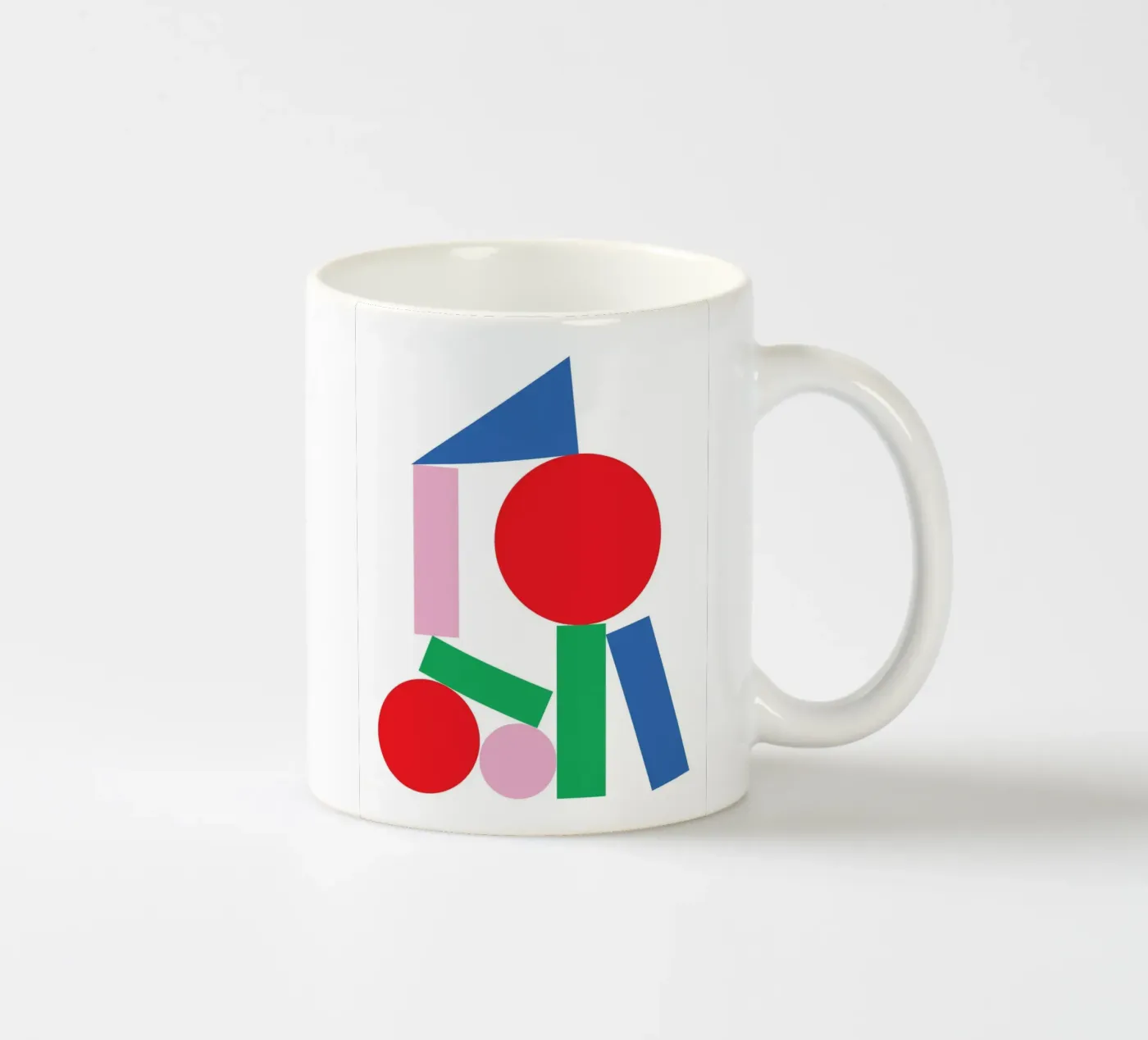 Geometric Stack Stable ceramic mug by Studio Fun Boy