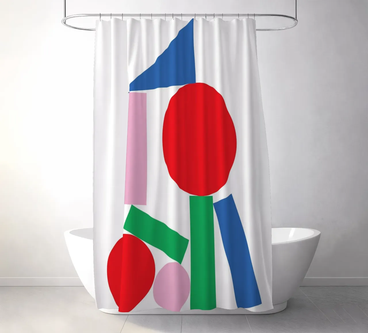 Geometric Stack Stable Duschvorhang von Studio Fun Boy