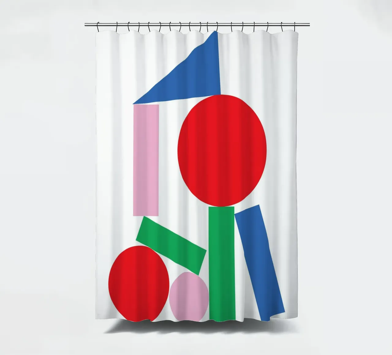 Geometric Stack Stable Duschvorhang von Studio Fun Boy