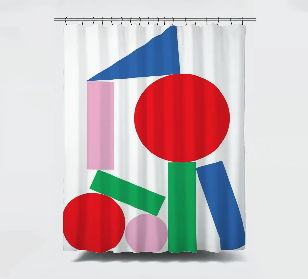 Geometric Stack Stable Duschvorhang von Studio Fun Boy