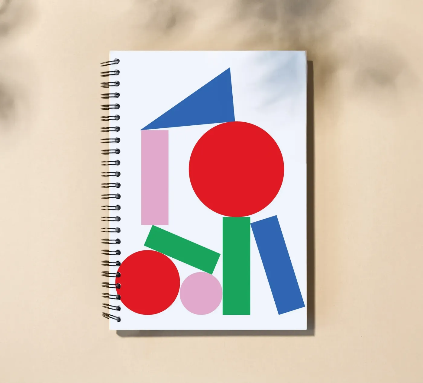 Pila geometrica stabile diario ad anelli da Studio Fun Boy