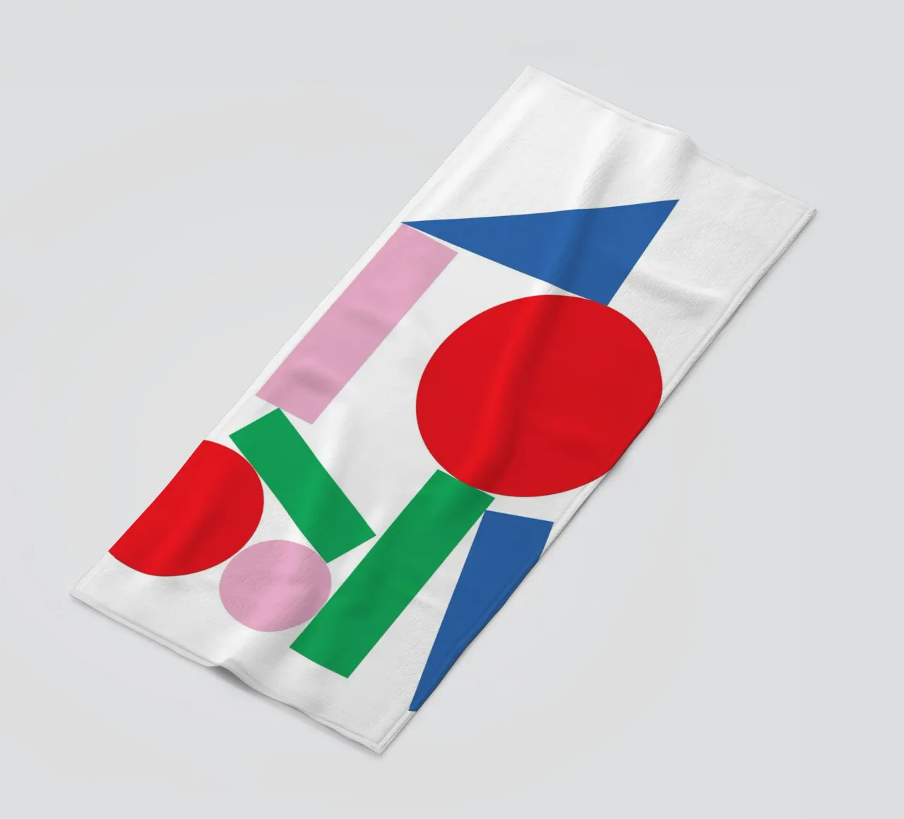 Geometric Stack Stable beach towel by Studio Fun Boy