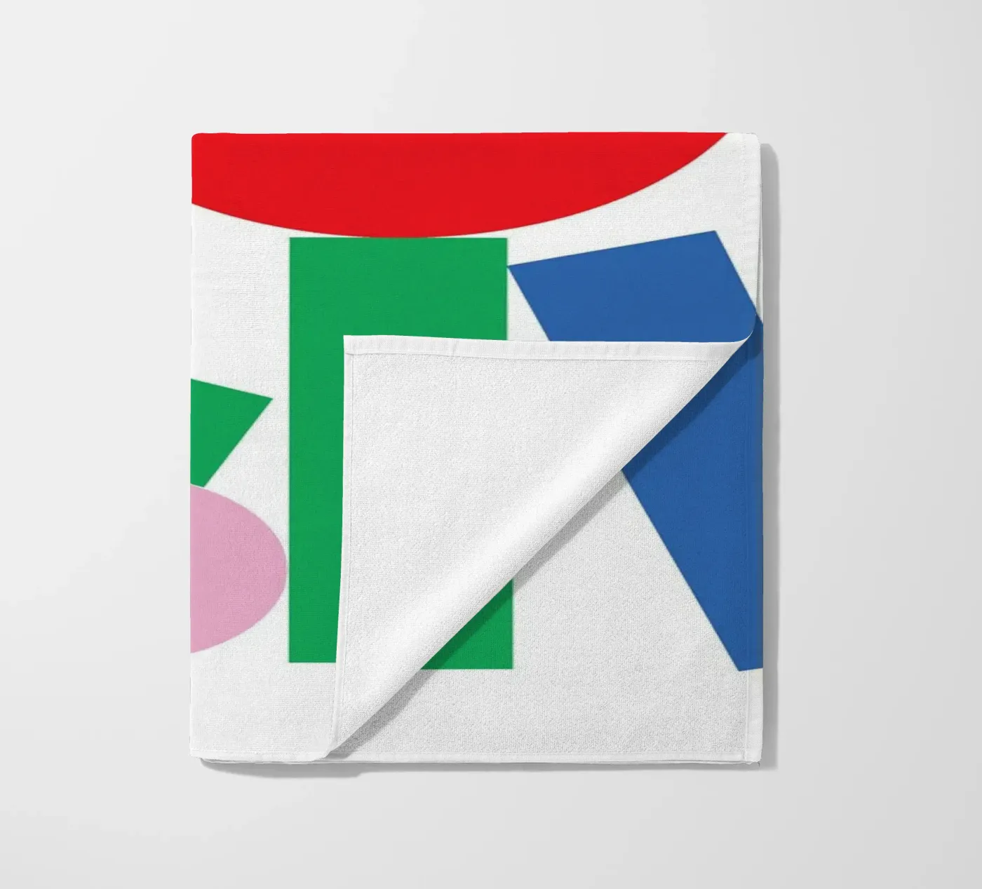 Geometrische Stapel Stal strandhanddoek van Studio Fun Boy