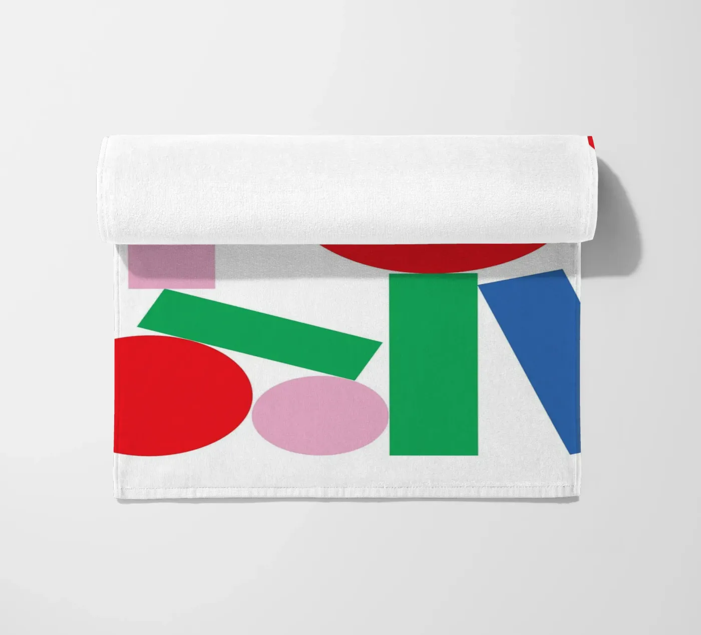 Geometrische Stapel Stal strandhanddoek van Studio Fun Boy