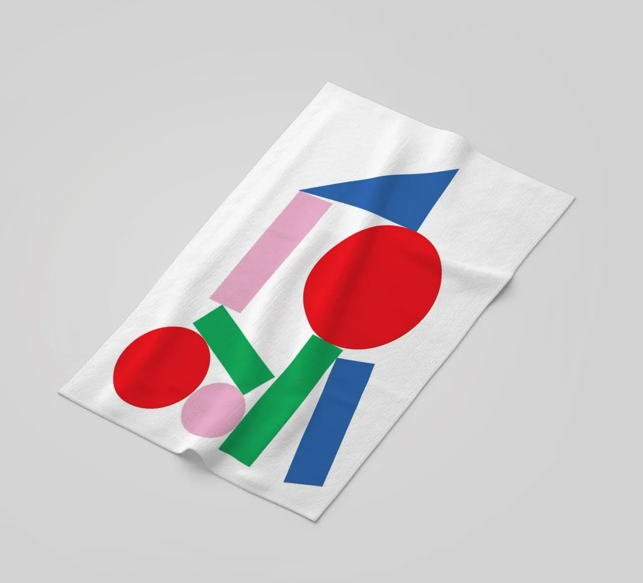 Geometric Stack Stable beach towel by Studio Fun Boy