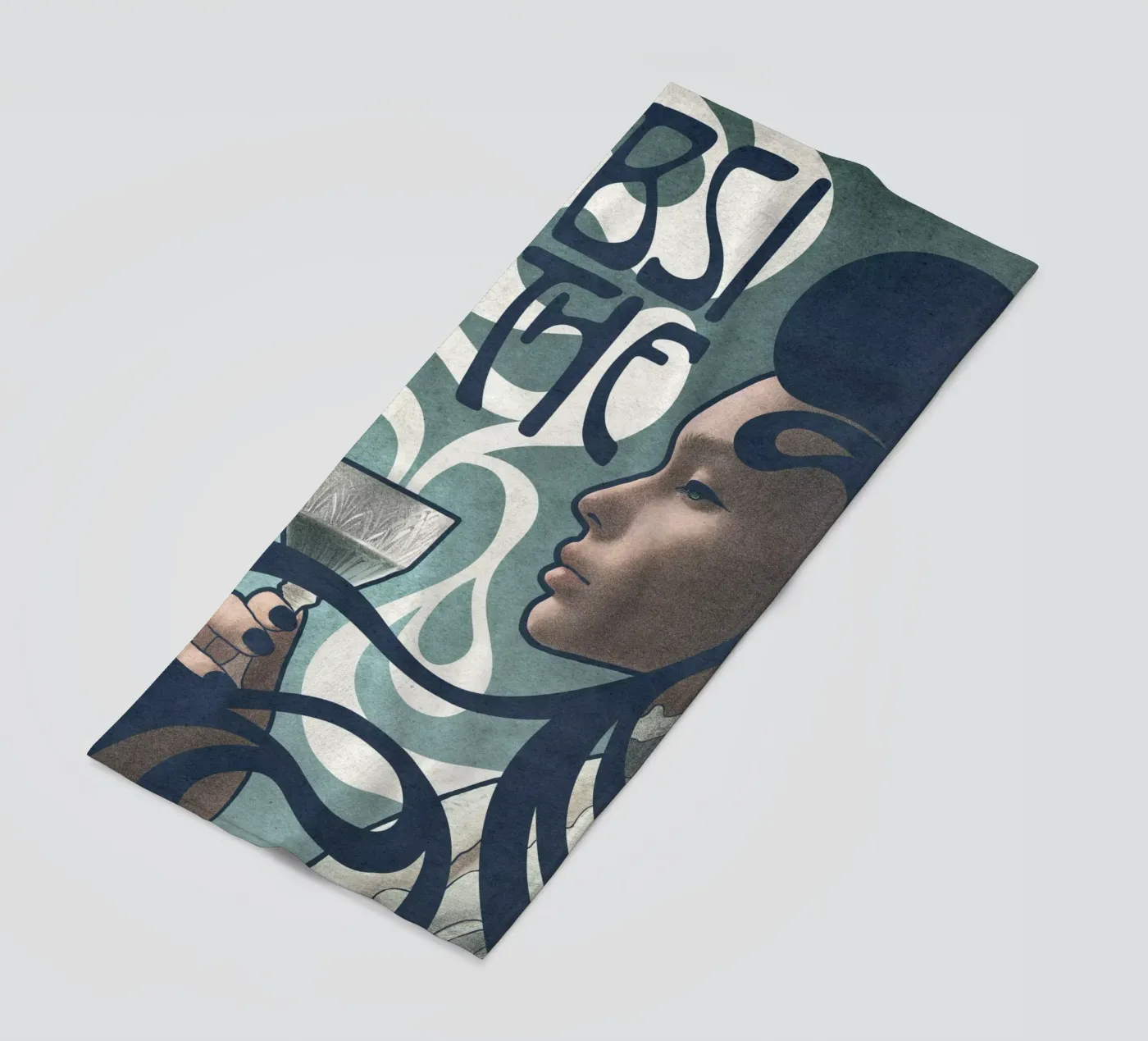 Absinthe strandhanddoek van Kuba Gornowicz